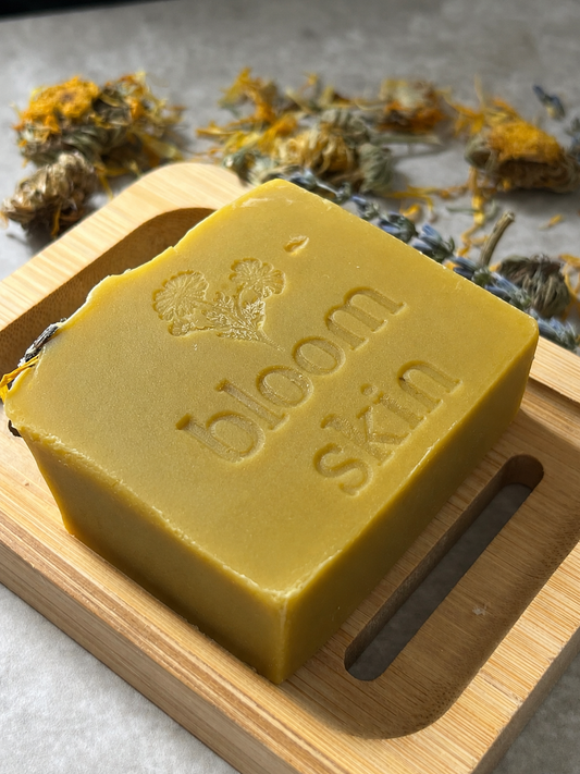 Golden Bloom Botanical Cleansing Bar